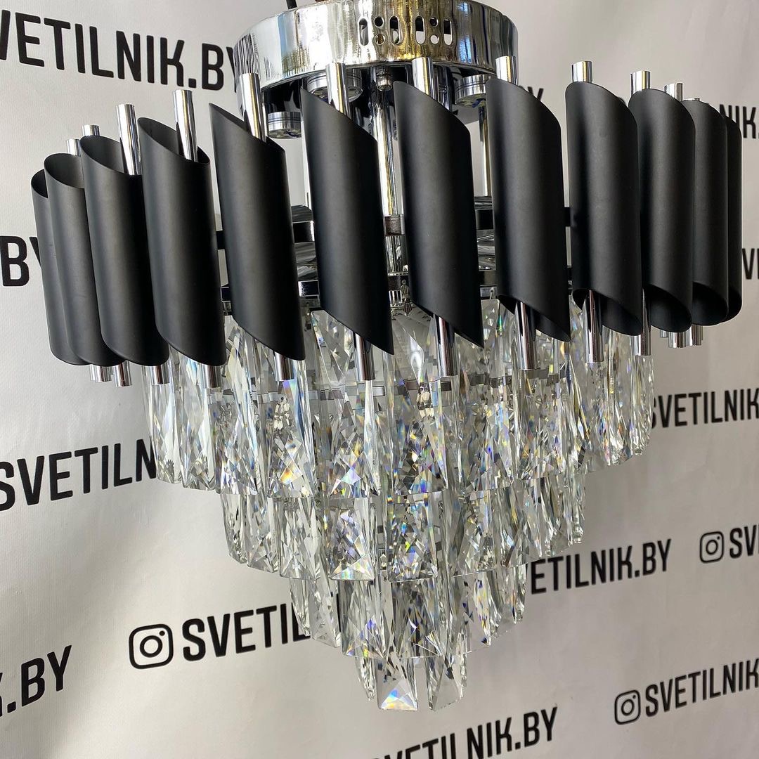 Люстра 1762/6+4 CR+BK — изображение 4