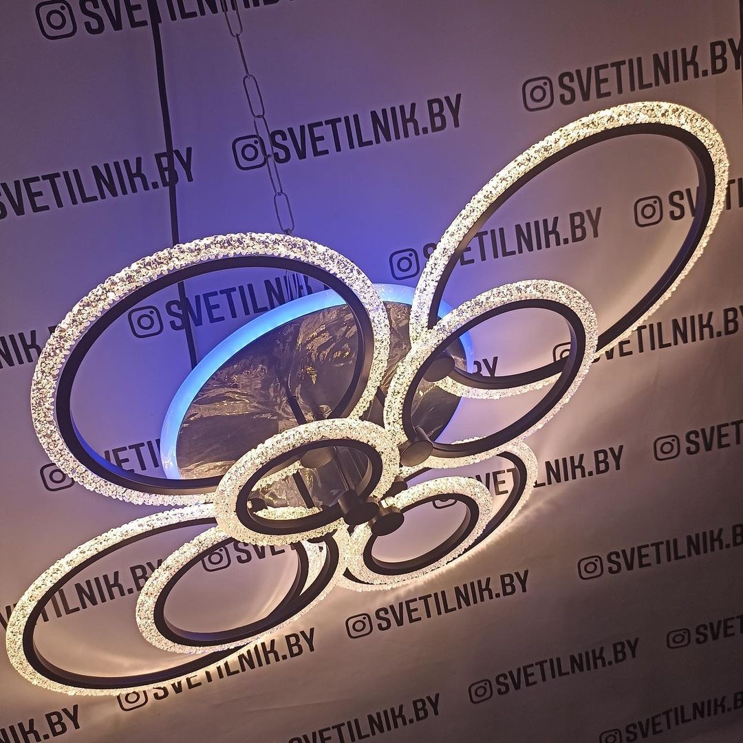 Светильник светодиодный 8312/4+4 BK