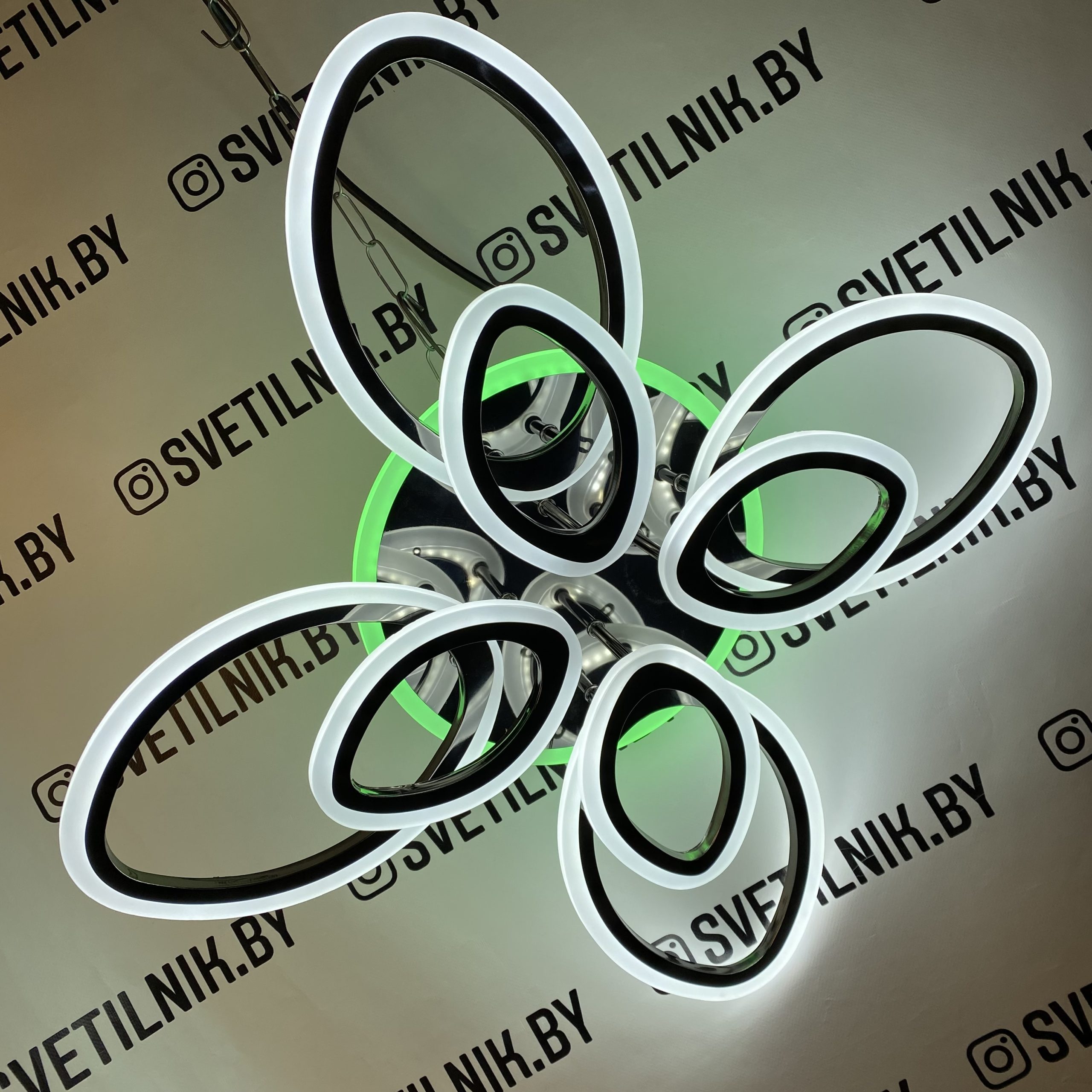 Умный светодиодный светильник с возможностью управления светом через Ваш смартфон или пультом ДУ 1367/4+4 — изображение 2