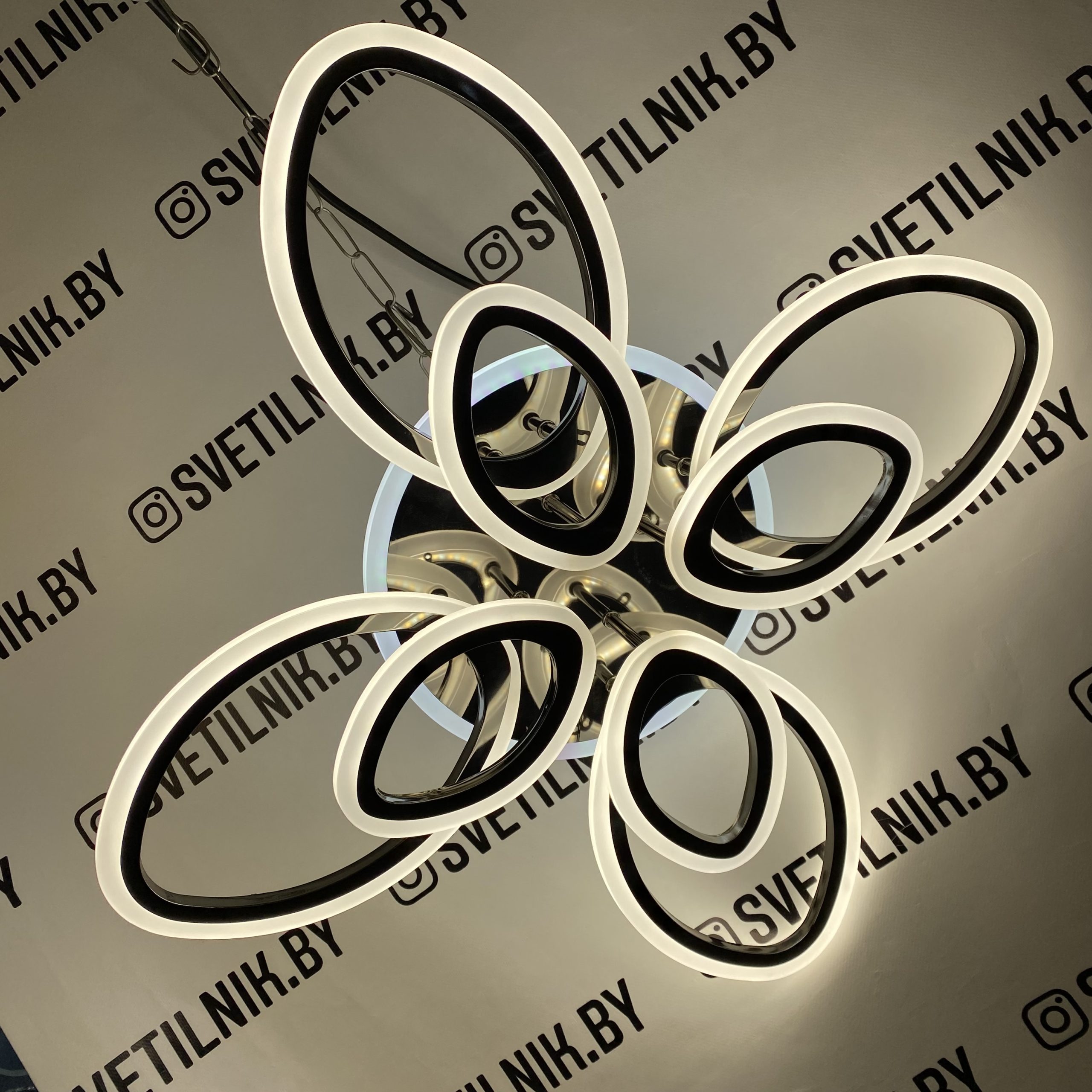 Умный светодиодный светильник с возможностью управления светом через Ваш смартфон или пультом ДУ 1367/4+4 — изображение 4