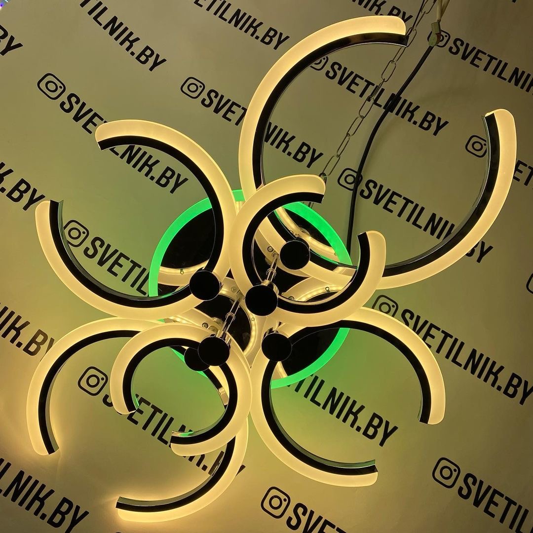 Умный светодиодный светильник с возможностью управления светом через Ваш смартфон или пультом ДУ❤️1606/6 CR