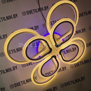 Умный светодиодный светильник с возможностью управления светом через Ваш смартфон или пультом ДУ❤️3015/4+4 WT