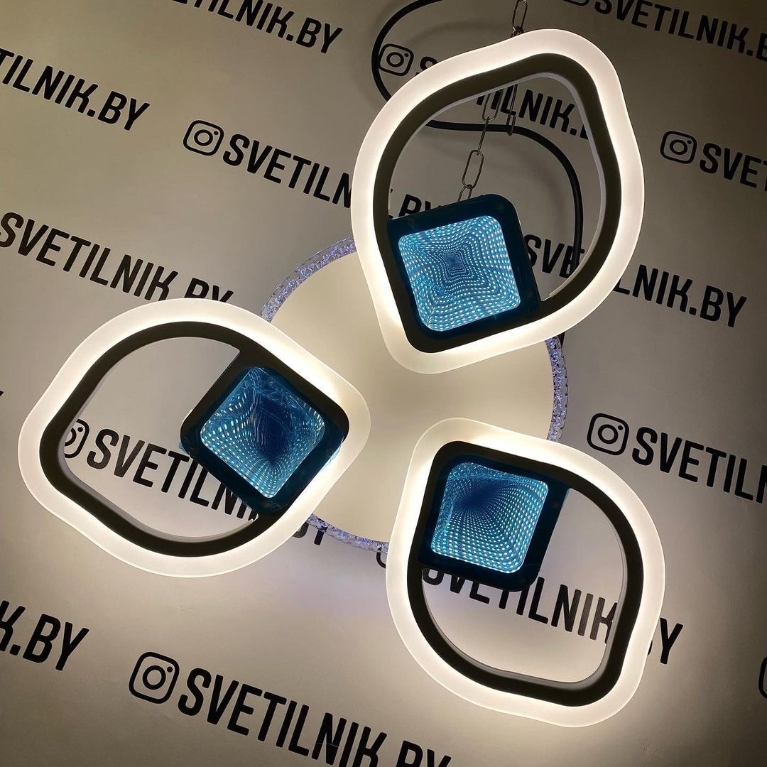 Светодиодный светильник с ДУ❤️20437/3 WT — изображение 2