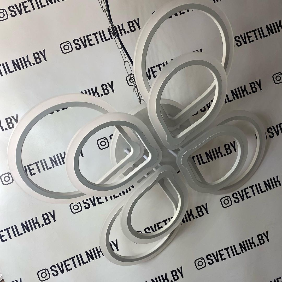 Умный светодиодный светильник с возможностью управления светом через Ваш смартфон или пультом ДУ❤️3015/4+4 WT — изображение 4