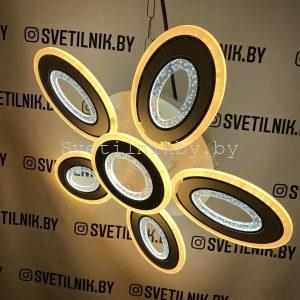 Умный светодиодный светильник с возможностью управления светом через Ваш смартфон или пультом ДУ❤️55402/5+1 WT