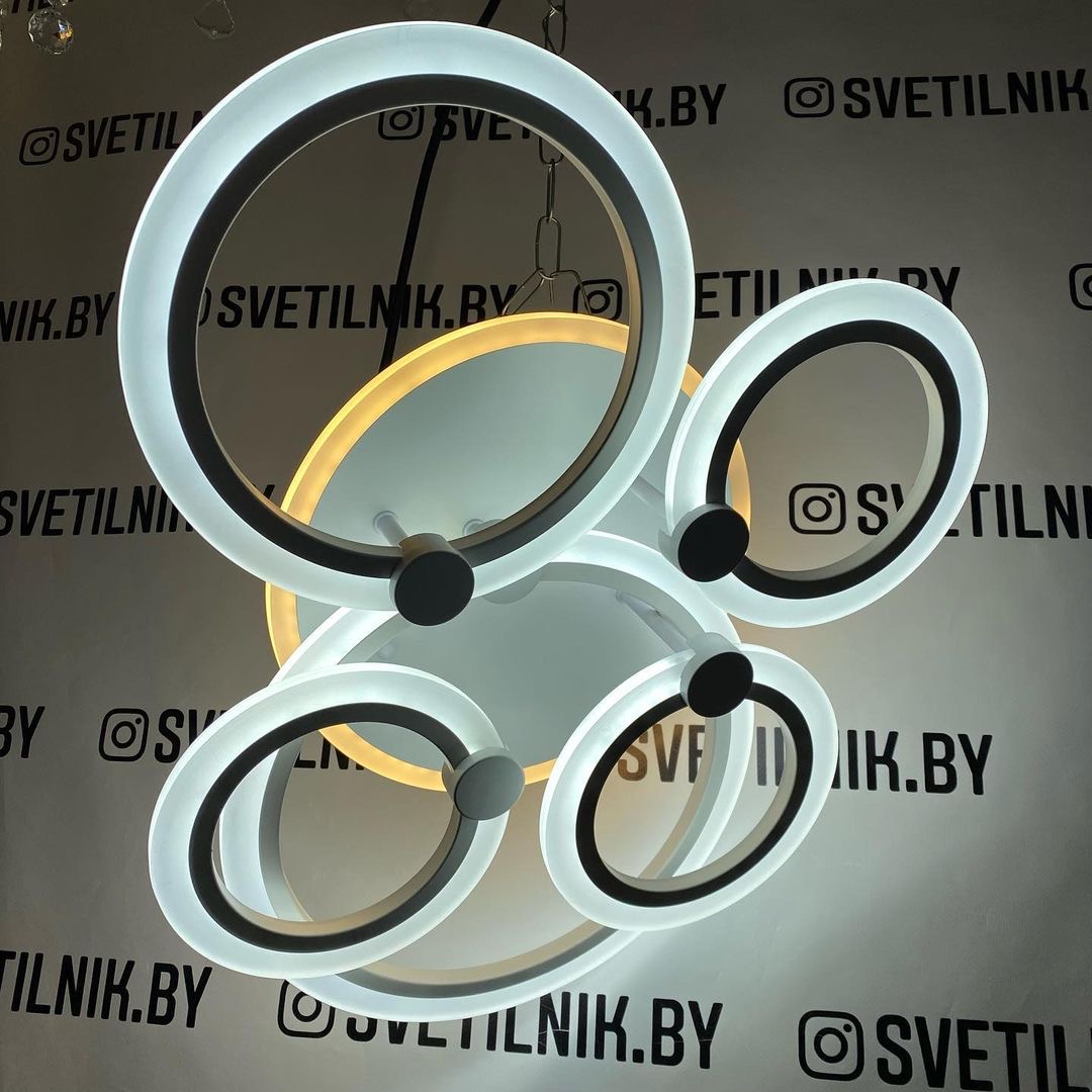 Умный светодиодный светильник с возможностью управления светом через Ваш смартфон или пультом ДУ❤️3009/5 WT — изображение 3