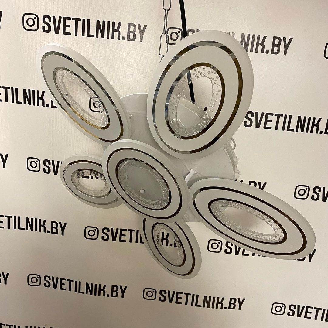 Умный светодиодный светильник с возможностью управления светом через Ваш смартфон или пультом ДУ❤️55402/5+1 WT — изображение 4