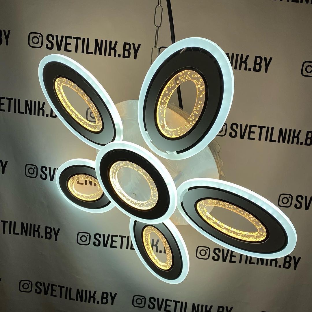 Умный светодиодный светильник с возможностью управления светом через Ваш смартфон или пультом ДУ❤️55402/5+1 WT — изображение 2