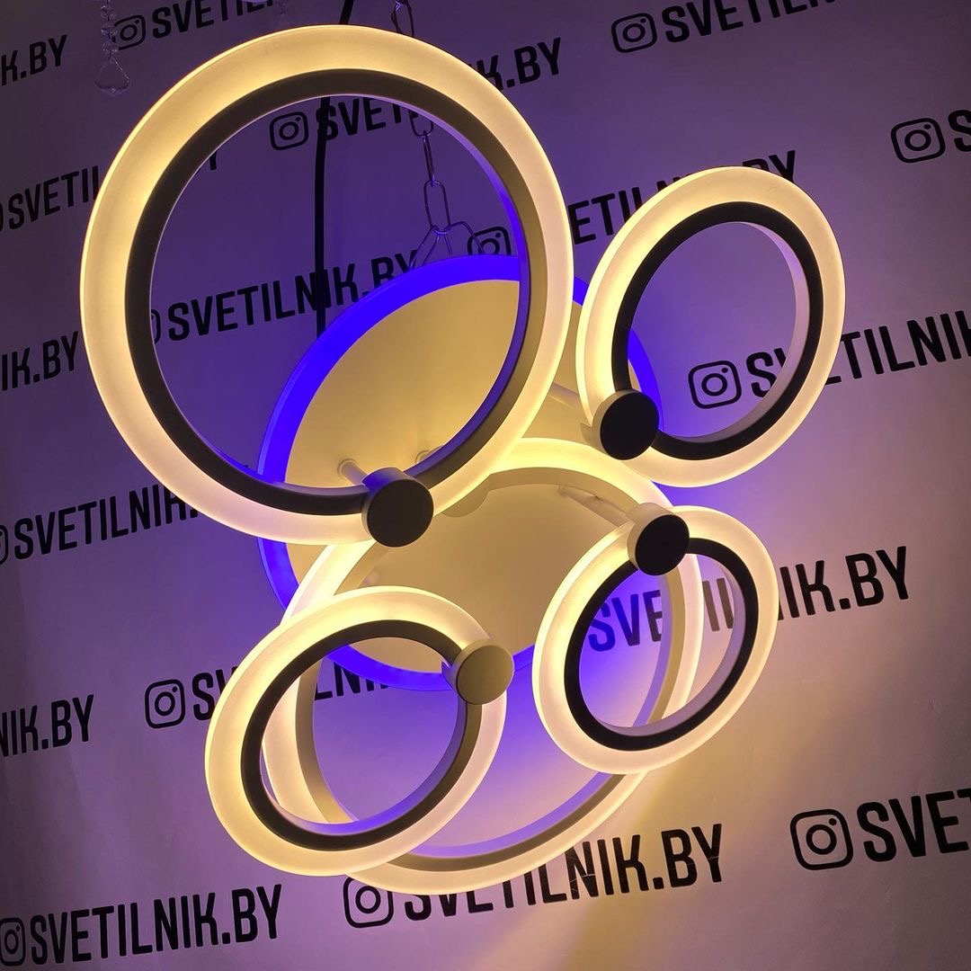 Умный светодиодный светильник с возможностью управления светом через Ваш смартфон или пультом ДУ❤️3009/5 WT