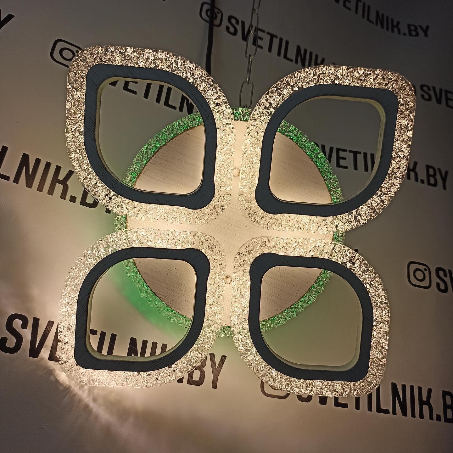 Умный светодиодный светильник с возможностью управления светом через Ваш смартфон или пультом ДУ❤️8018/4 GD