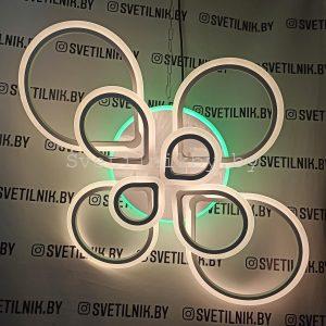 Умный светодиодный светильник с возможностью управления светом через Ваш смартфон или пультом ДУ❤️7339/8 WT