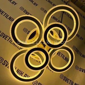 Умный светодиодный светильник с возможностью управления светом через Ваш смартфон или пультом ДУ❤️1806/6 GD