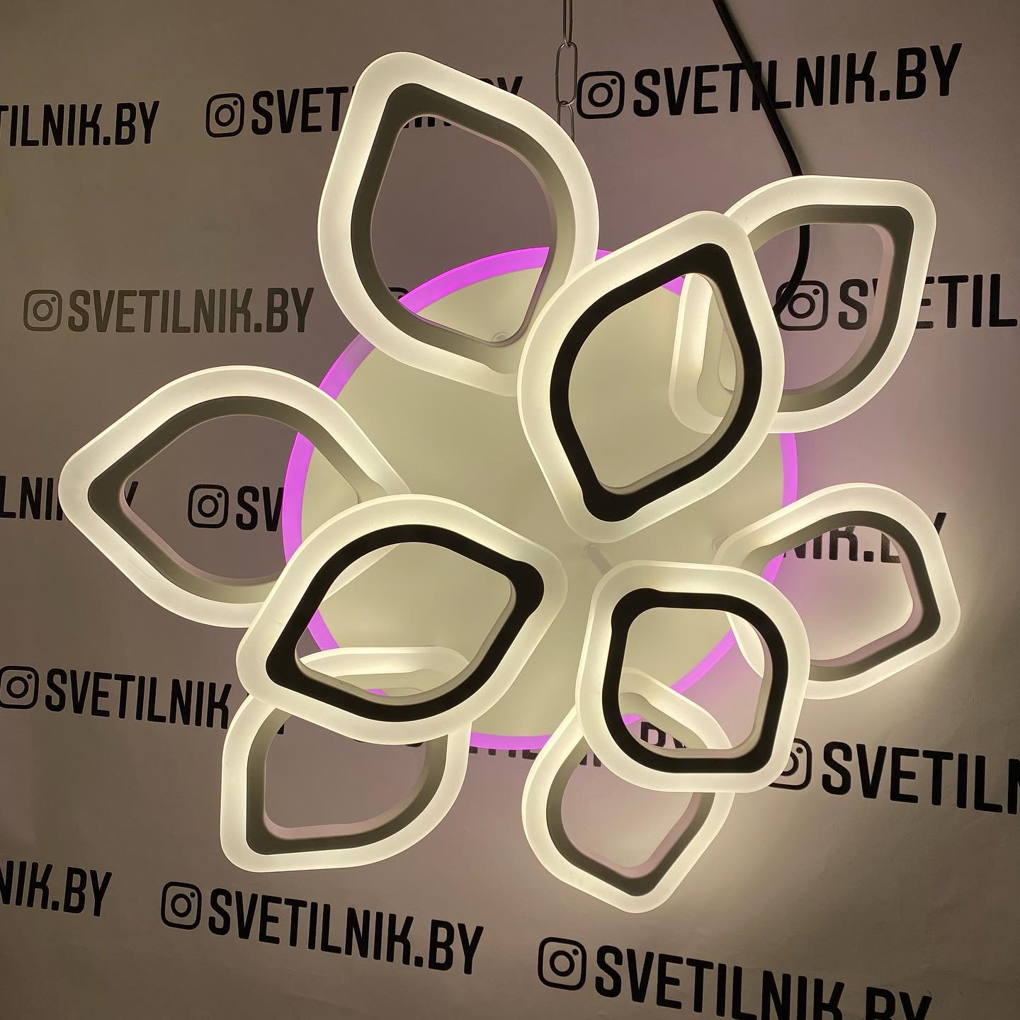 Умный светодиодный светильник с возможностью управления светом через Ваш смартфон или пультом ДУ❤️1379/6+3 WT — изображение 2