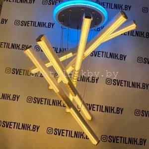 Умный Светодиодный светильник с возможностью управления смартфоном и пультом ДУ 7668/5 WT