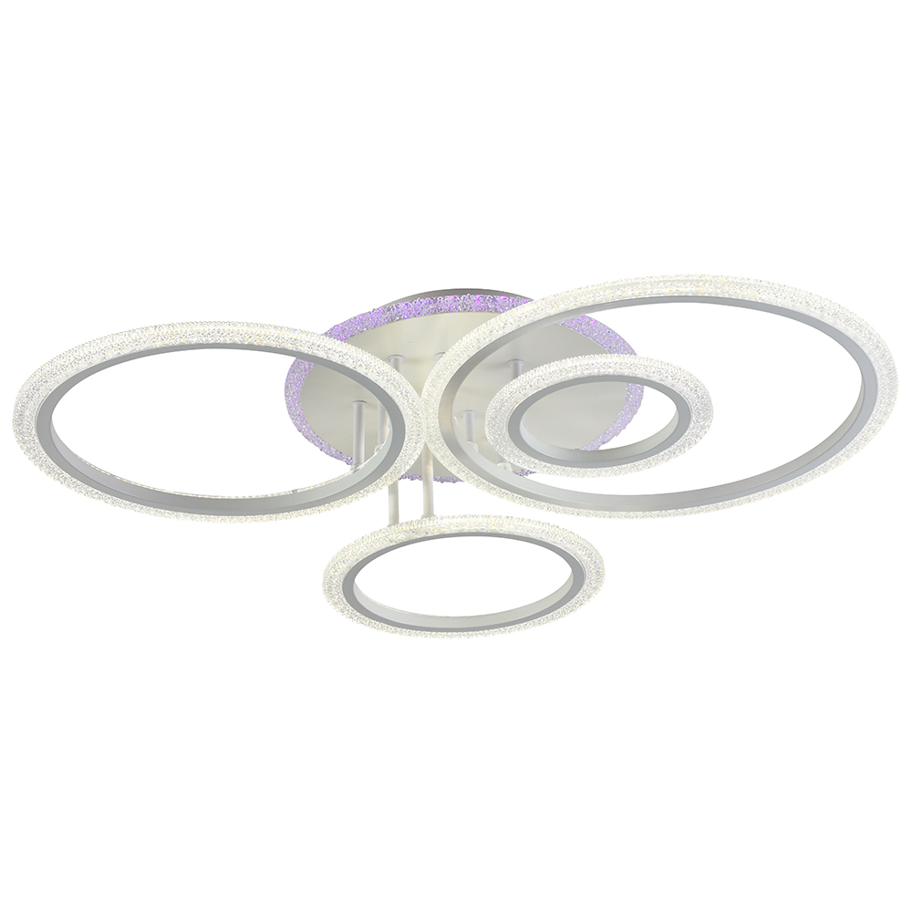 Светодиодная люстра 8086/4 WHT 104W+8W RGB — изображение 2