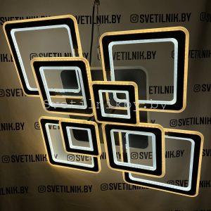 Умный Светодиодный светильник с возможностью управления смартфоном и пультом ДУ 1809/8 BK