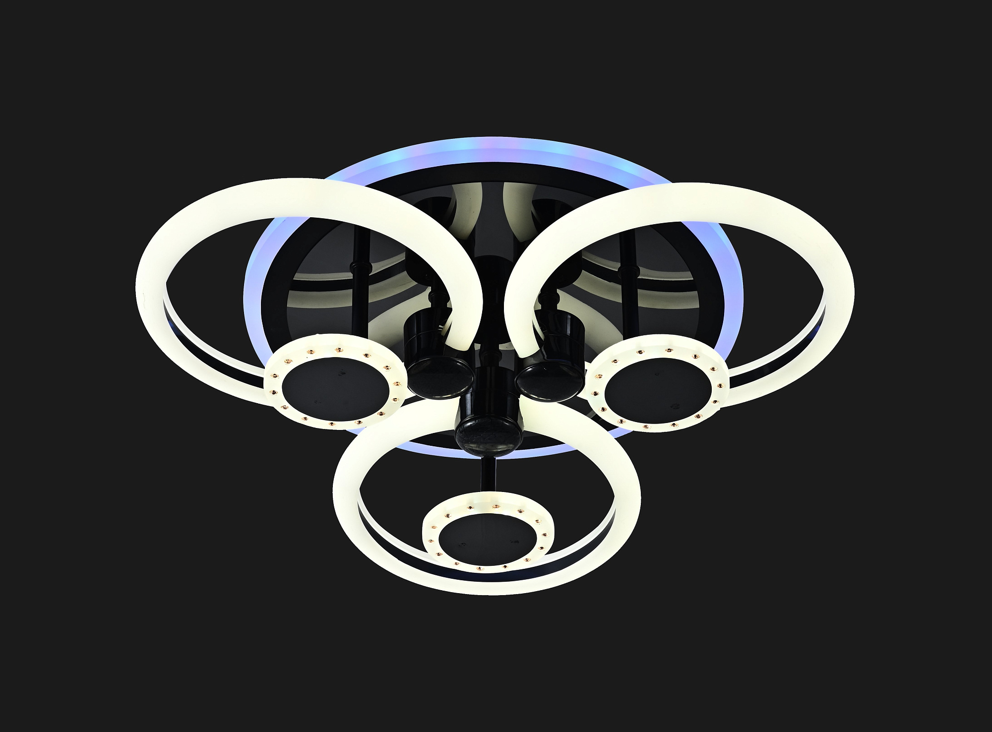 Светодиодная люстра A1890-3+3 BK — изображение 2