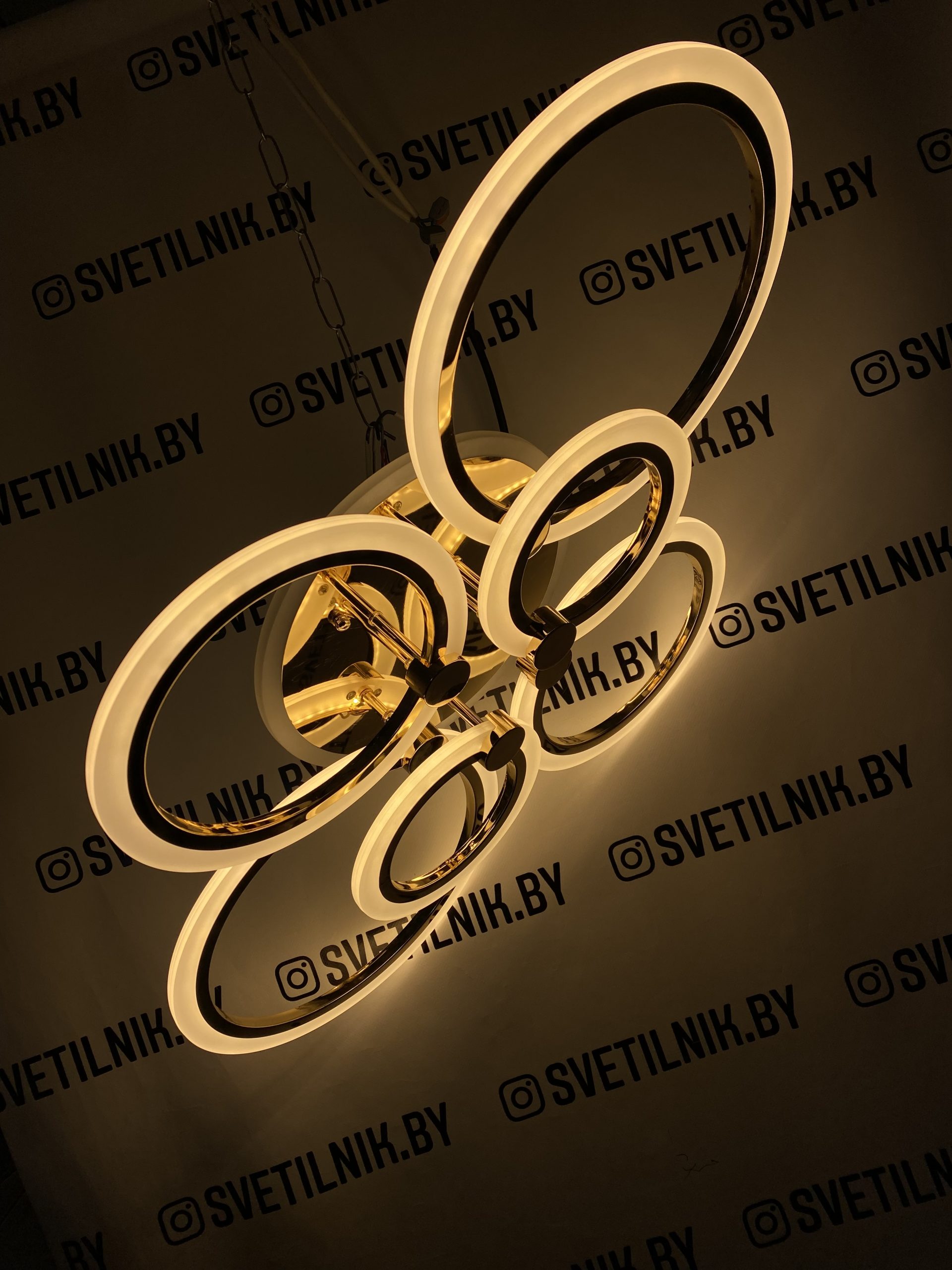 Умный Светодиодный светильник с возможностью управления смартфоном и пультом ДУ 3009/6 GD — изображение 4