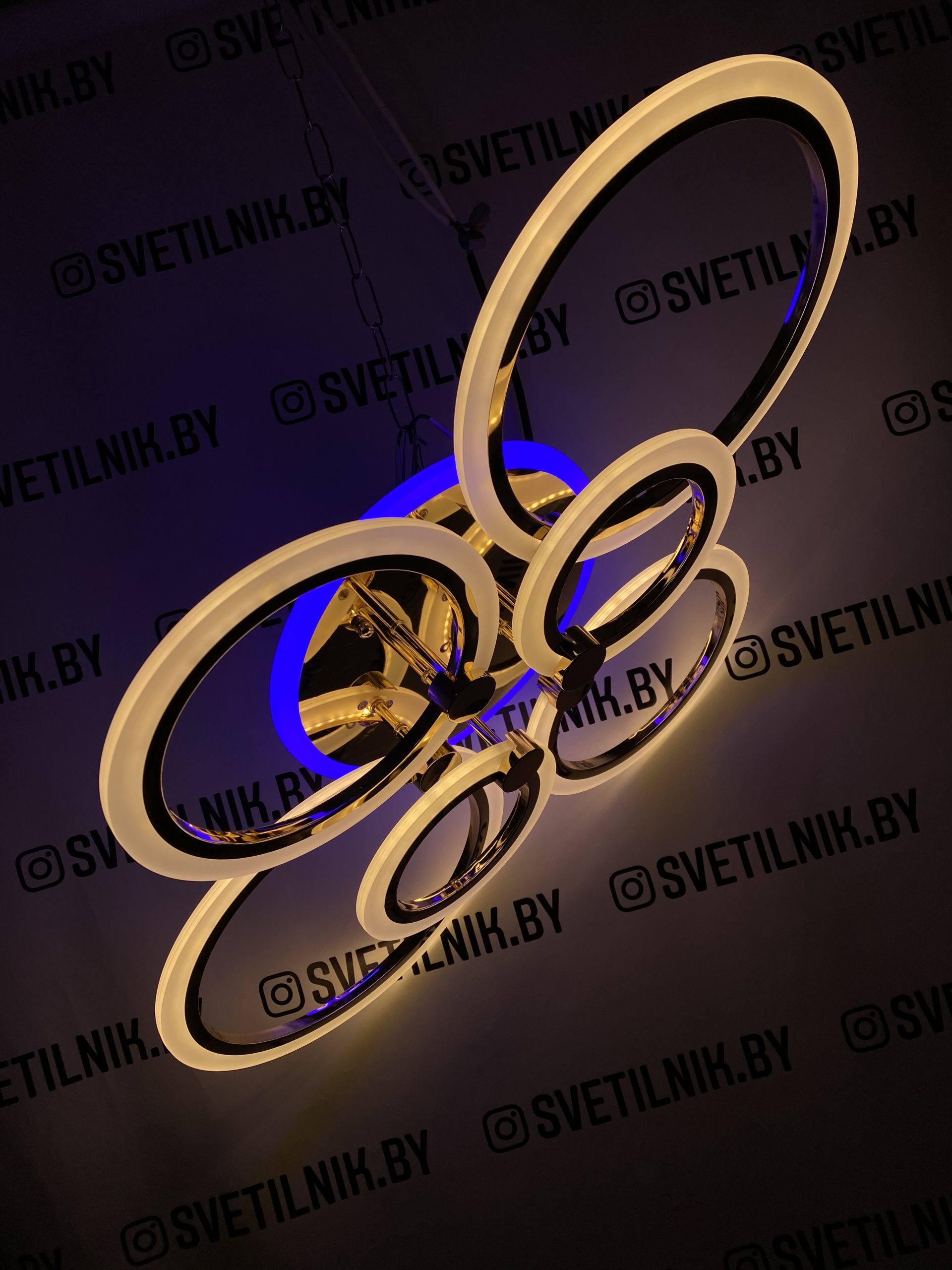 Умный Светодиодный светильник с возможностью управления смартфоном и пультом ДУ 3009/6 GD