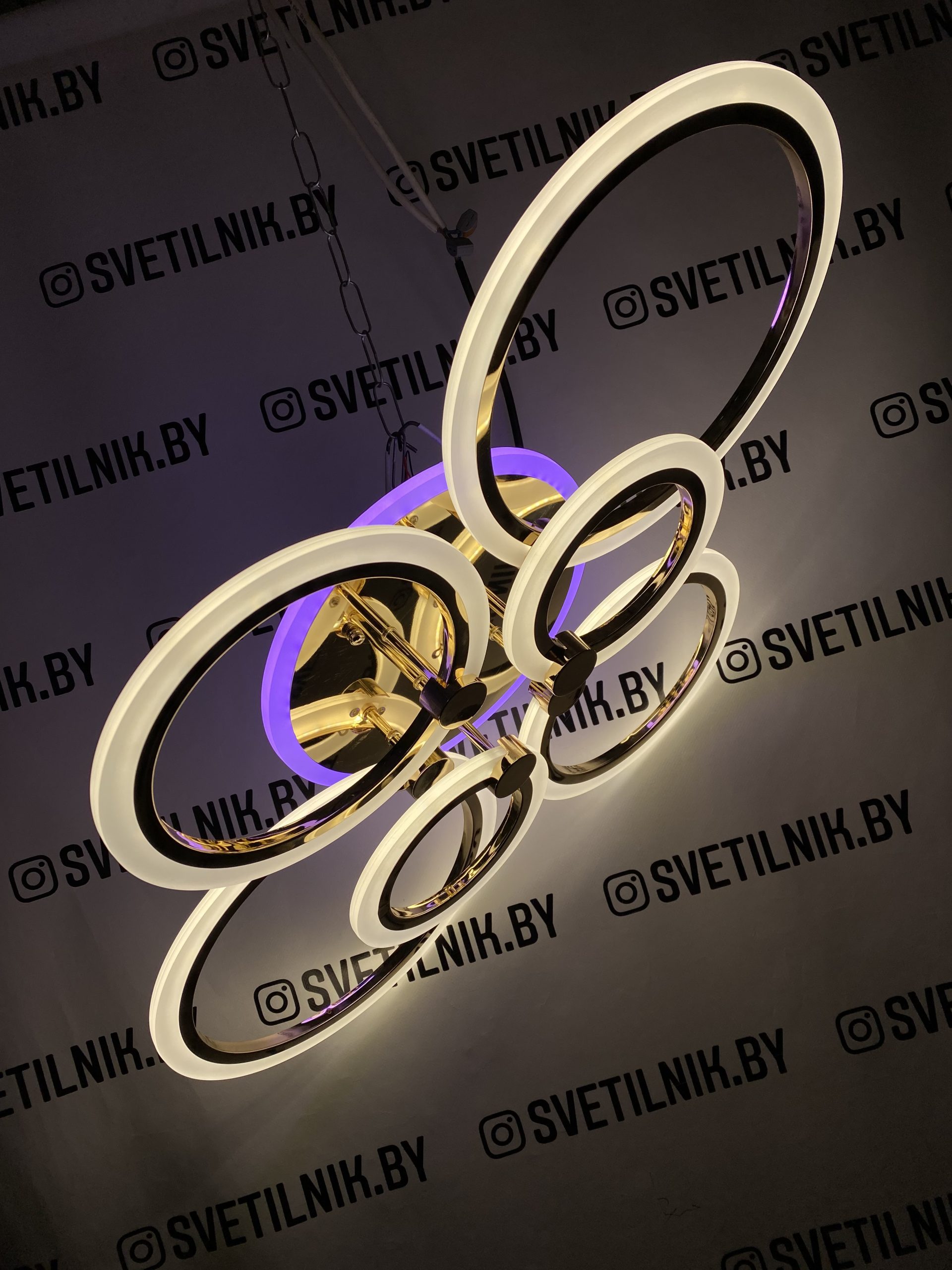 Умный Светодиодный светильник с возможностью управления смартфоном и пультом ДУ 3009/6 GD — изображение 2