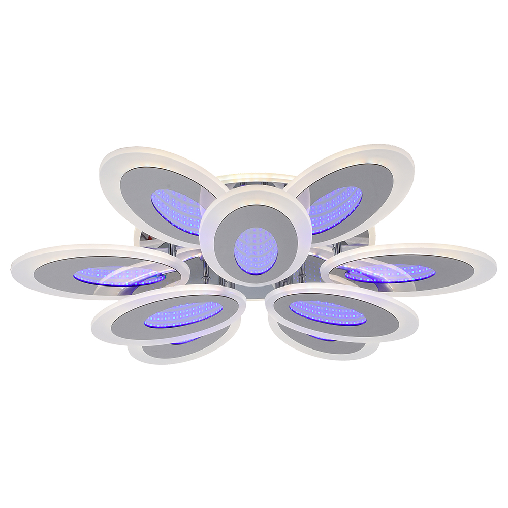 Светильник светодиодный 8091/6+3 CHR 184W+108W RGB — изображение 3