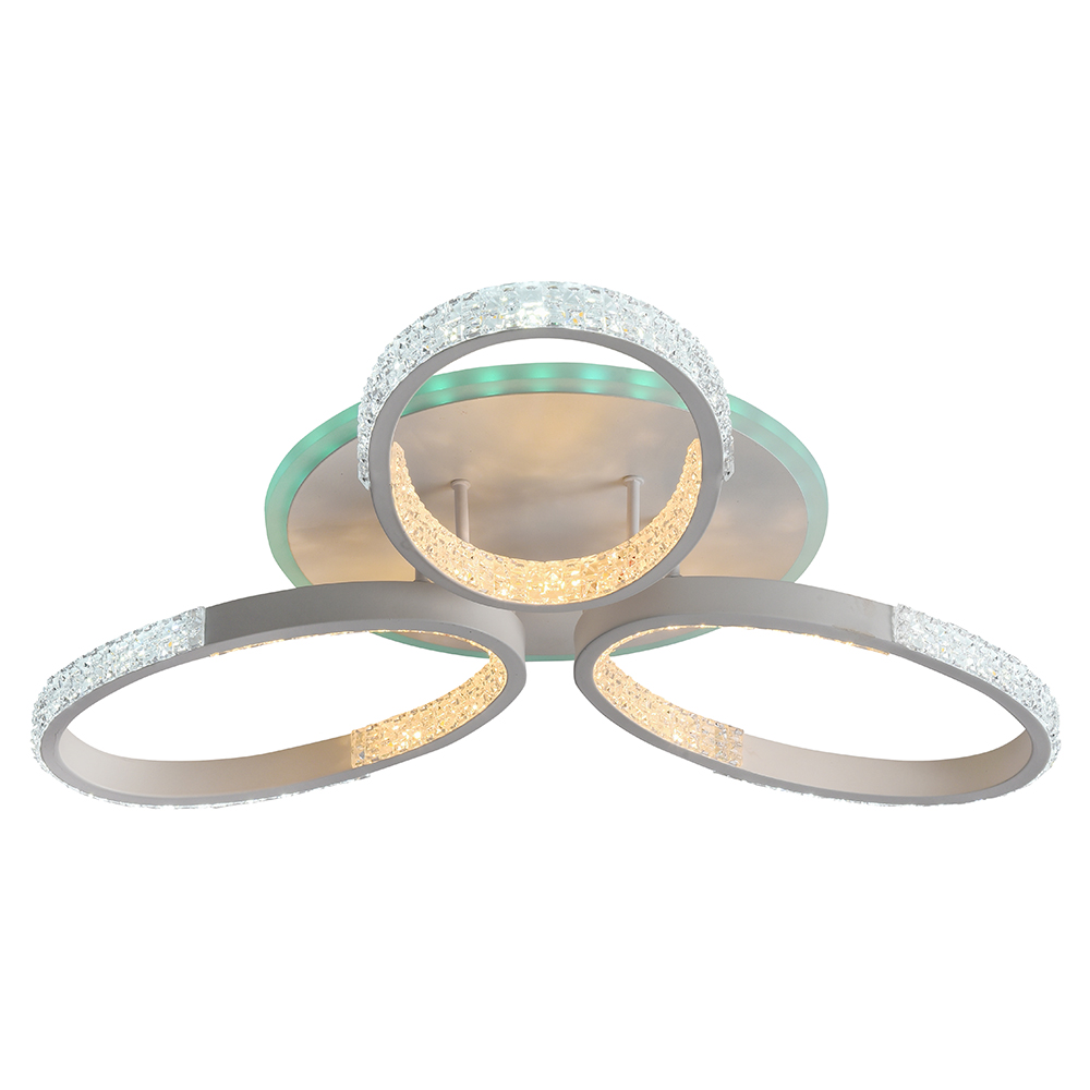 Светильник светодиодный 8097/3 WHT 66W+6W RGB — изображение 2