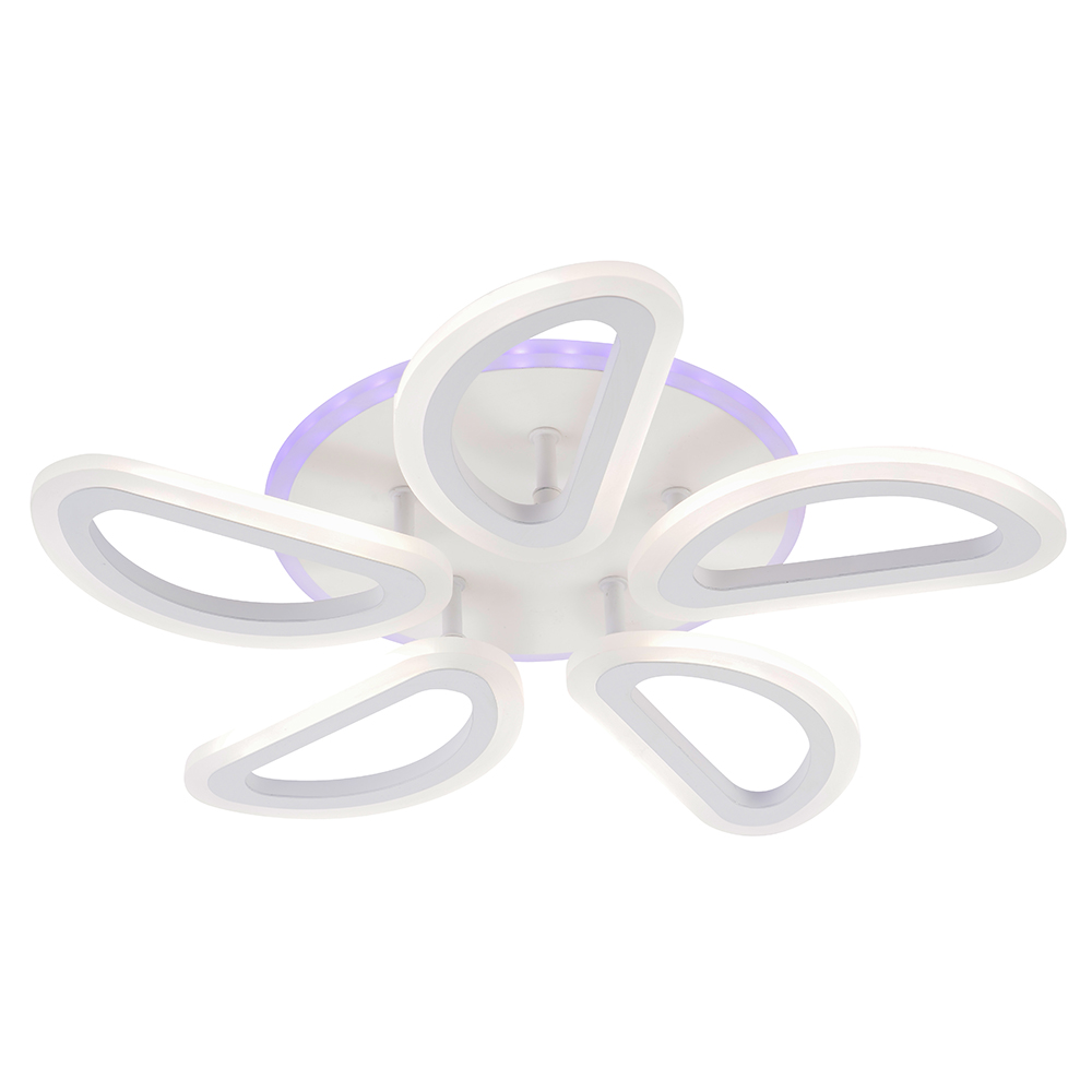 Светильник светодиодный 9806/5A WHT 60W+7W RGB — изображение 2