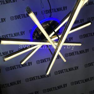 Умный Светодиодный светильник с возможностью управления смартфоном и пультом ДУ 7676/5А BK+FG