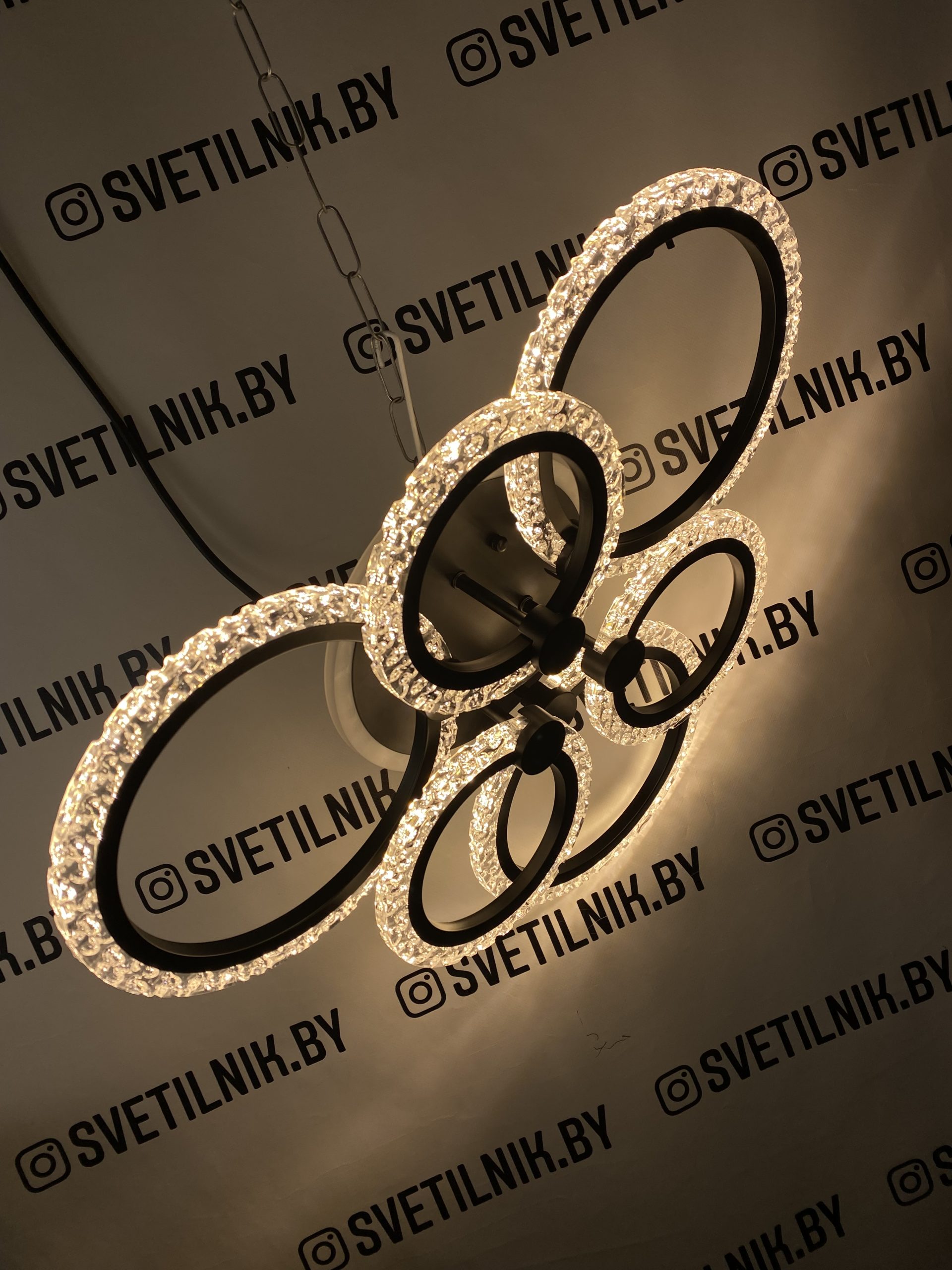 Светодиодный светильник A3009/3+3 BK+RGB