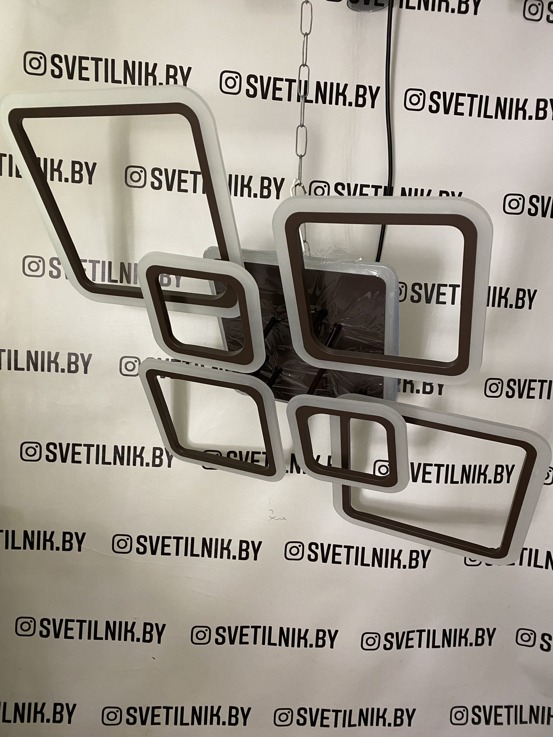 Светодиодный светильник с возможностью управления смартфоном и пультом ДУ 9951/6 Coffee — изображение 4