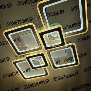 Светодиодный светильник с возможностью управления смартфоном и пультом ДУ 7203/6 WT+CR