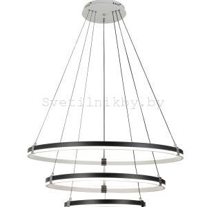 Светильник светодиодный LED NEWRGY 8501/8+6+4 BLACK+CHROME