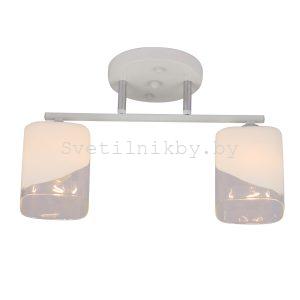 ЛЮСТРА 07245/2 WHITE+CHROME