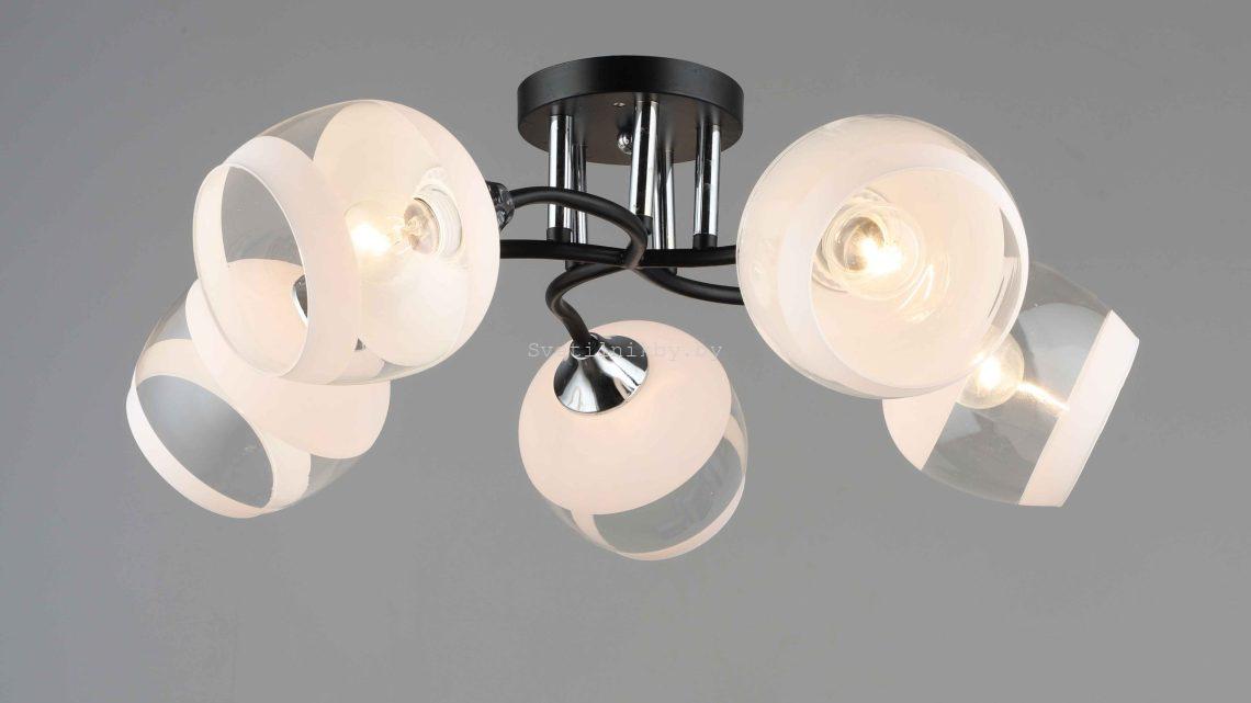 ЛЮСТРА 2132/5 BK+CH