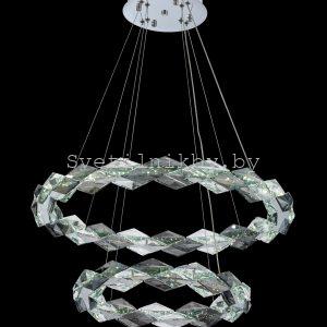 Светильник светодиодный LED NewRgy 7278-6+4 CHROME+FINISH+CLEAR/SMOKY CRISTALL