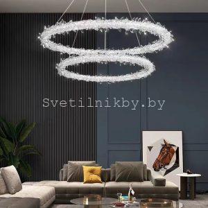 Светильник светодиодный LED NewRgy 494P-D800+D600 WH