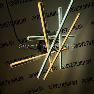 Светильник светодиодный с пультом ПДУ 08855/6 BK+GY