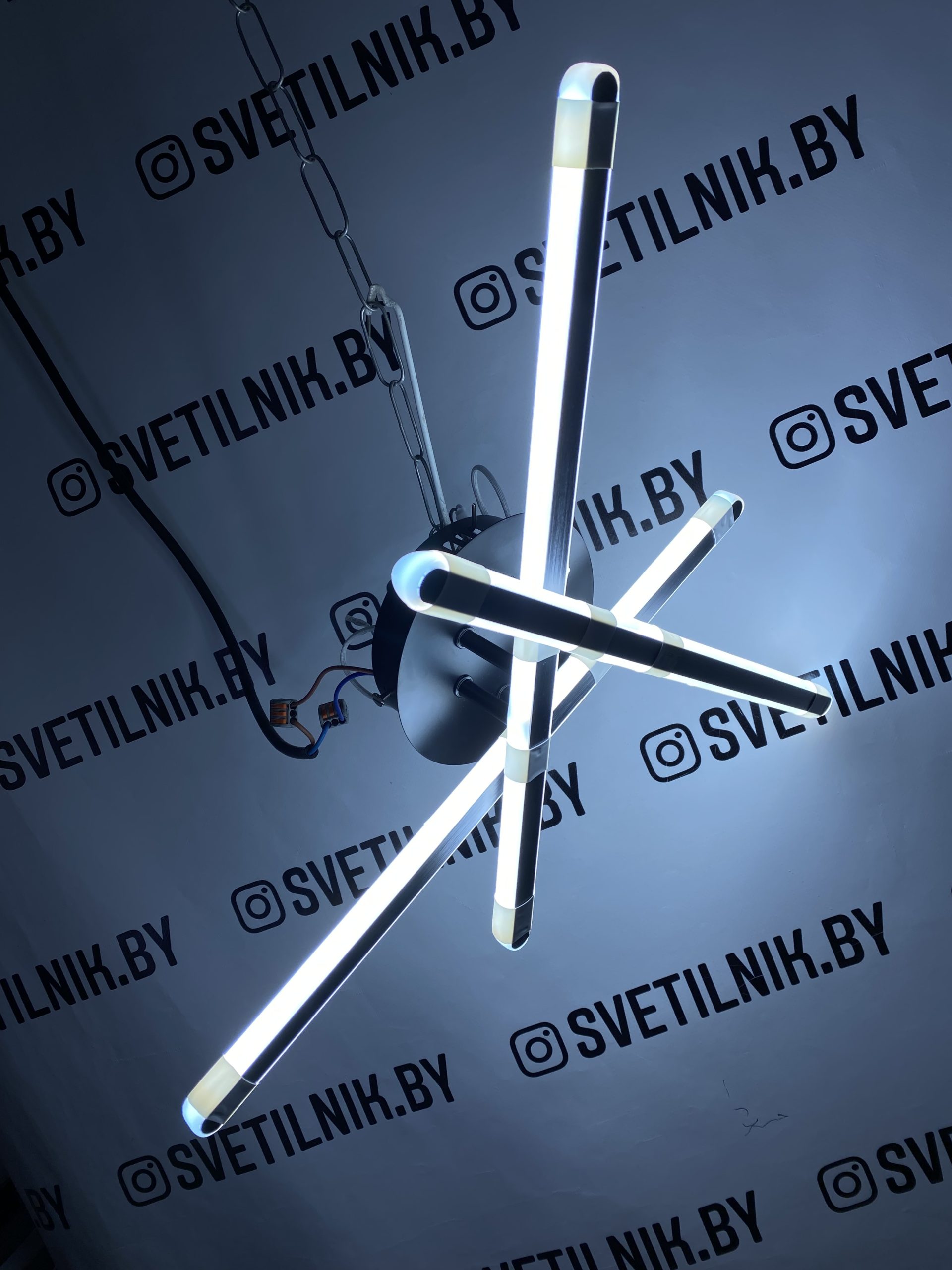 Светильник светодиодный с пультом ПДУ 8855/3 BK — изображение 2