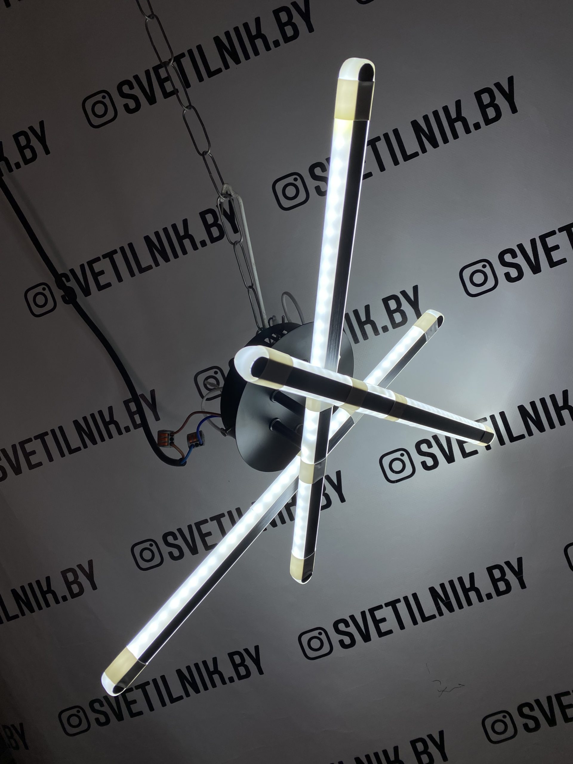 Светильник светодиодный с пультом ПДУ 8855/3 BK — изображение 3