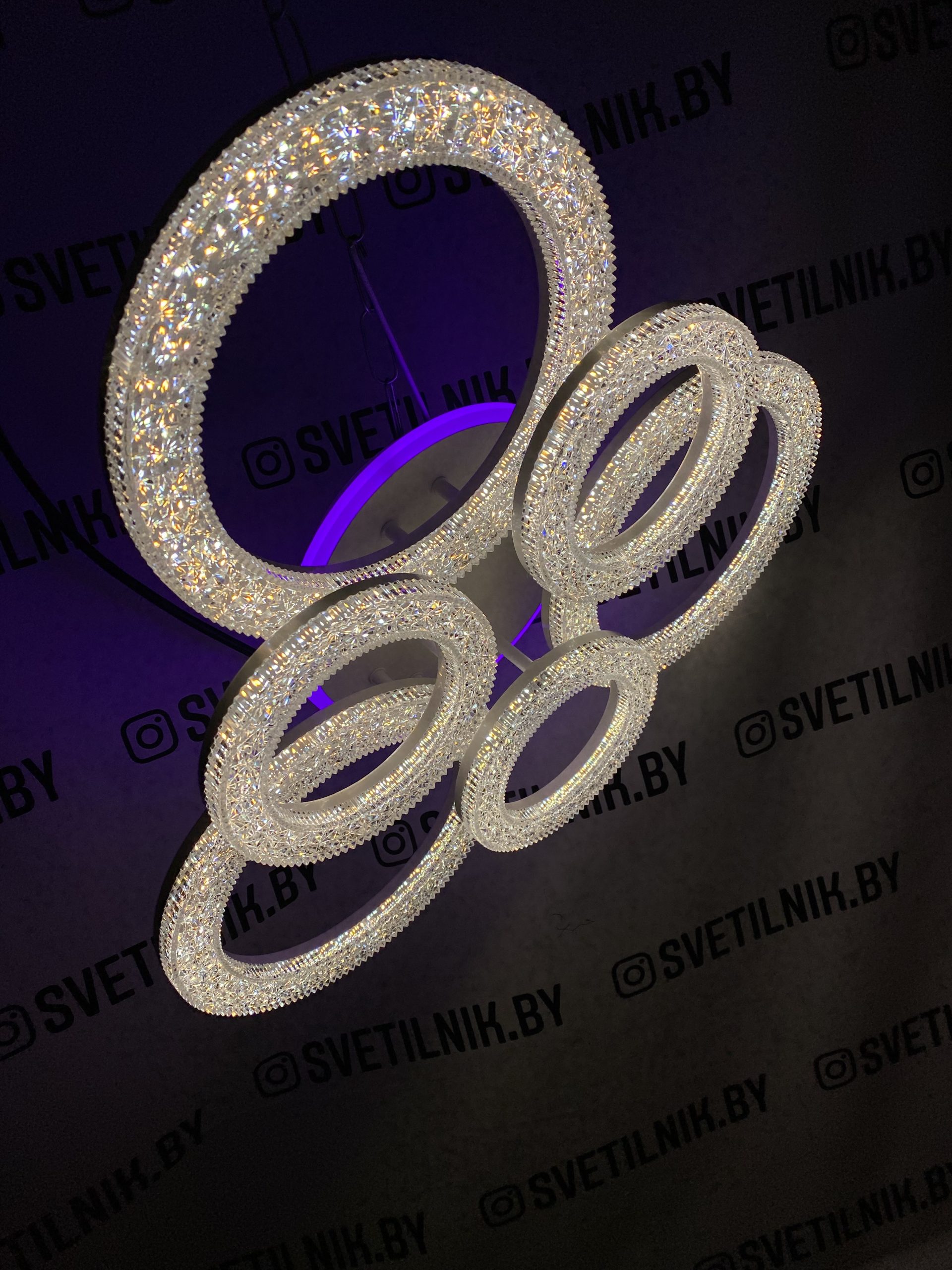 Светильник светодиодный с пультом ПДУ 7277/3+3 WT — изображение 2