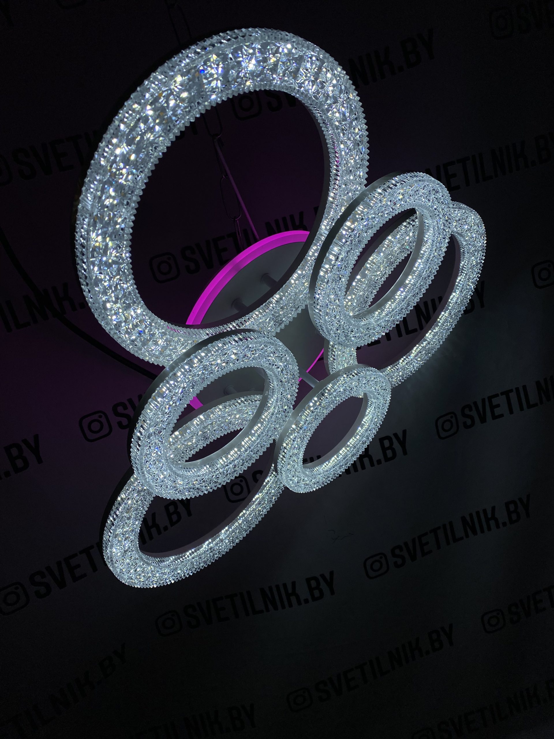 Светильник светодиодный с пультом ПДУ 7277/3+3 WT — изображение 3