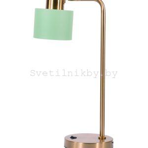НАСТОЛЬНАЯ ЛАМПА NewRgy T2687/1B PLATING BRASS+GREEN