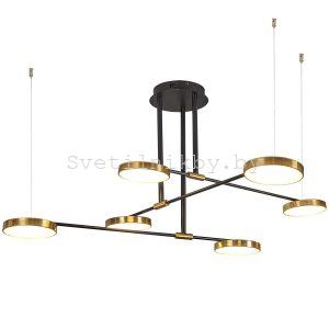 Светильник светодиодный LED NewRgy 8028DW/6 BRASS+BLACK