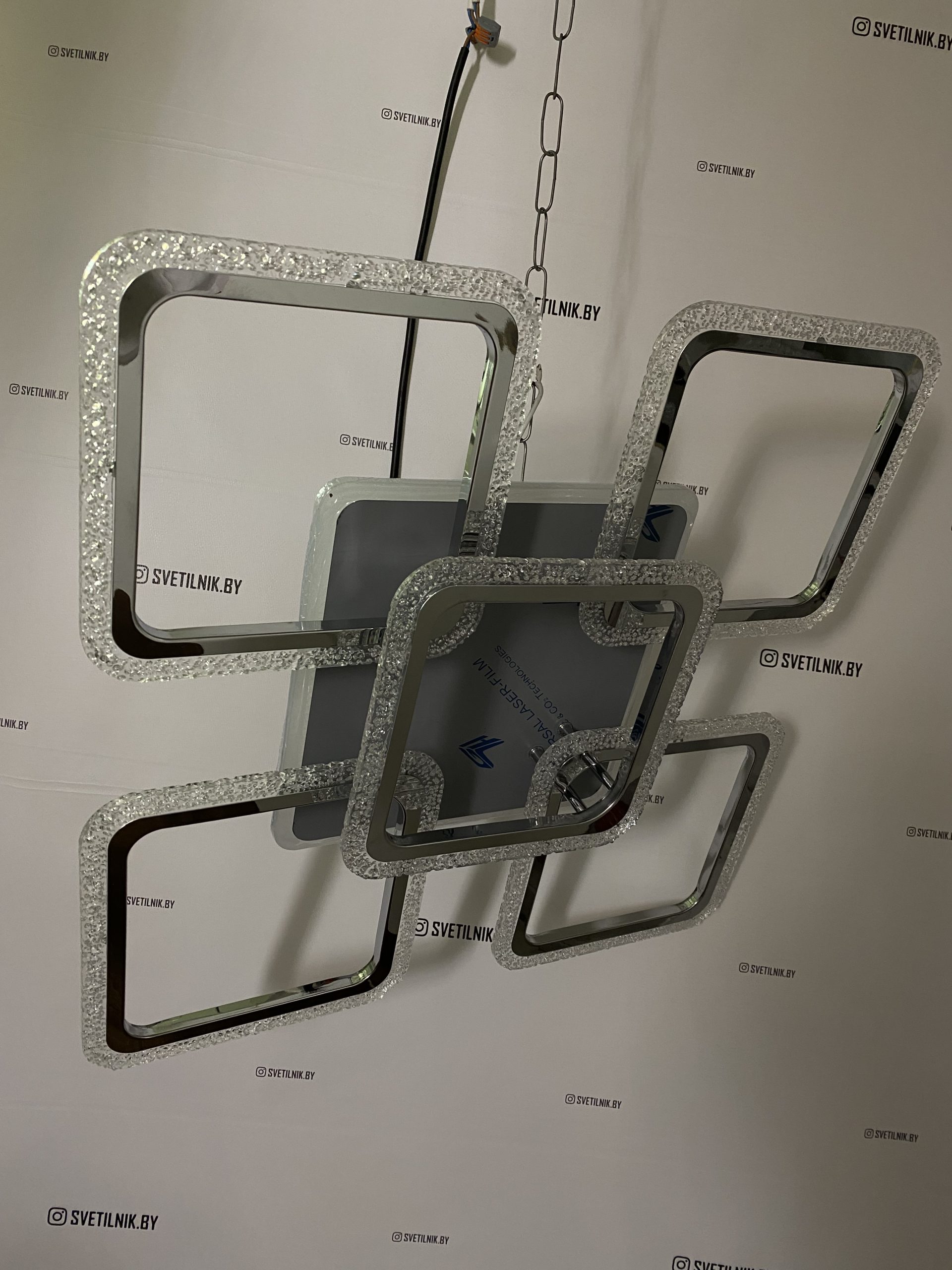 Умный Светодиодный светильник с возможностью управления пультом ДУ и смартфоном ( при помощи приложения!) 8502/4+1 CR — изображение 4