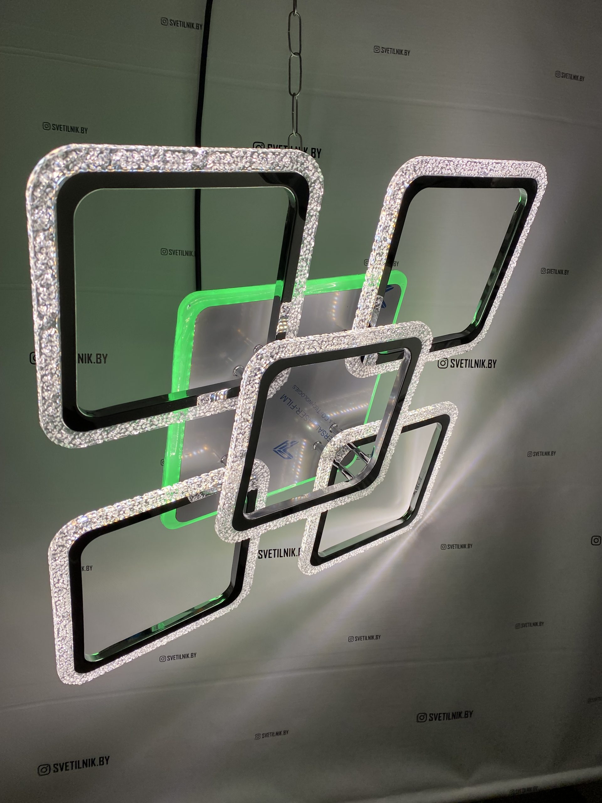 Умный Светодиодный светильник с возможностью управления пультом ДУ и смартфоном ( при помощи приложения!) 8502/4+1 CR — изображение 2