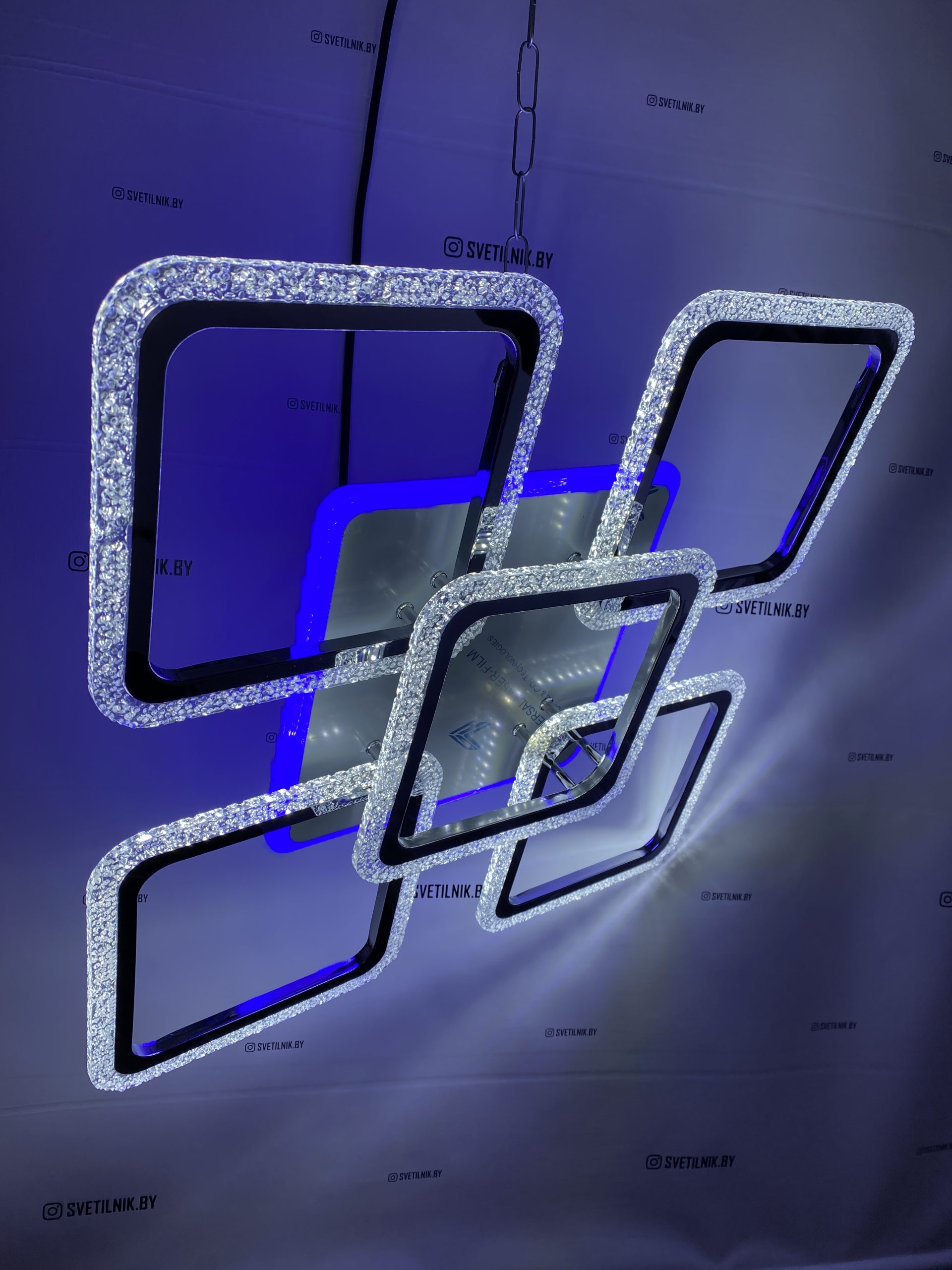 Умный Светодиодный светильник с возможностью управления пультом ДУ и смартфоном ( при помощи приложения!) 8502/4+1 CR — изображение 3