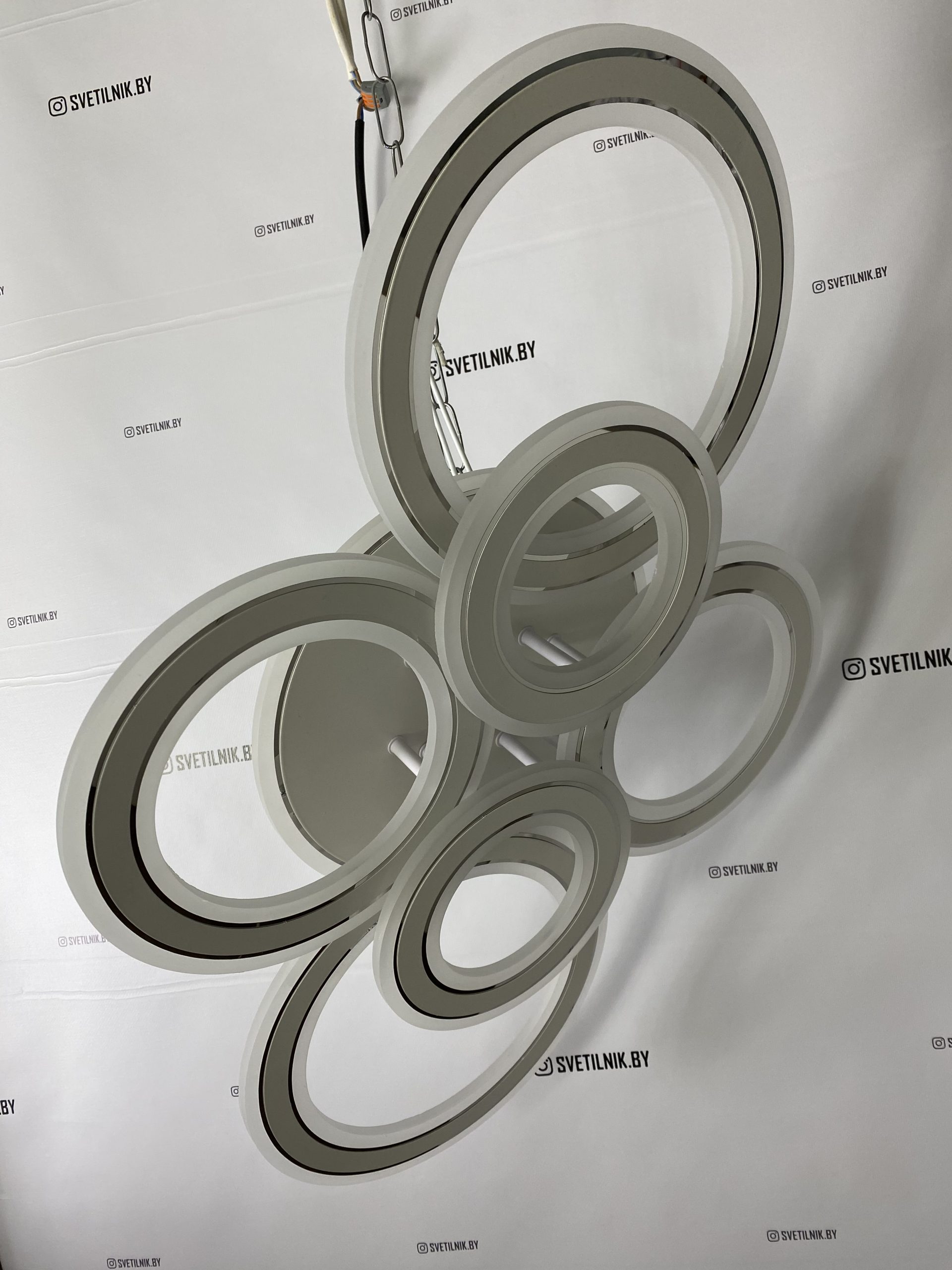 Умный Светодиодный светильник с возможностью управления пультом ДУ 7201/6 WT+CR — изображение 4