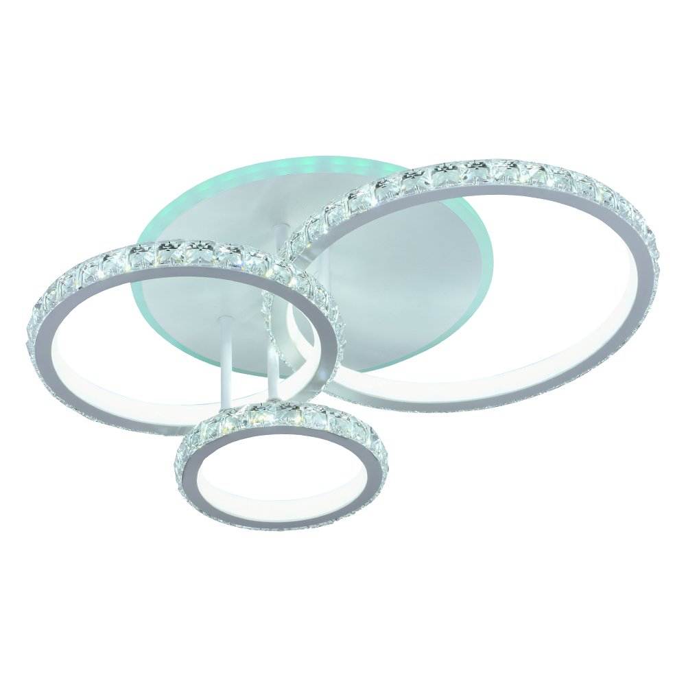 Светильник светодиодный 8052/3 WHT 150W+8W RGB-2