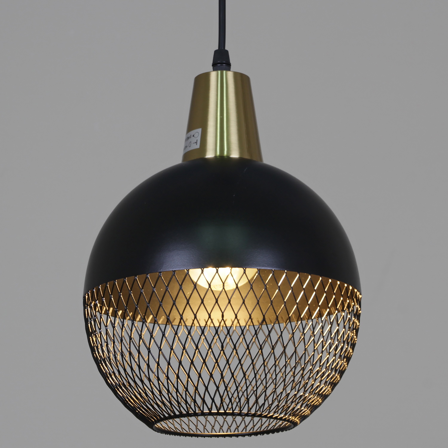 Люстра подвесная 03205-3.9-03 BK+COPPER 3