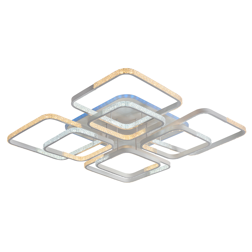 Светильник светодиодный 8026/4+4 WHT B 288W+14W RGB-2